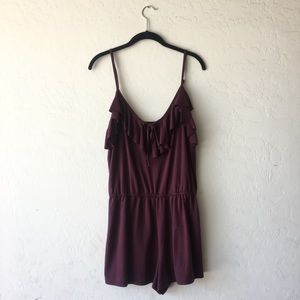 Maroon Romper